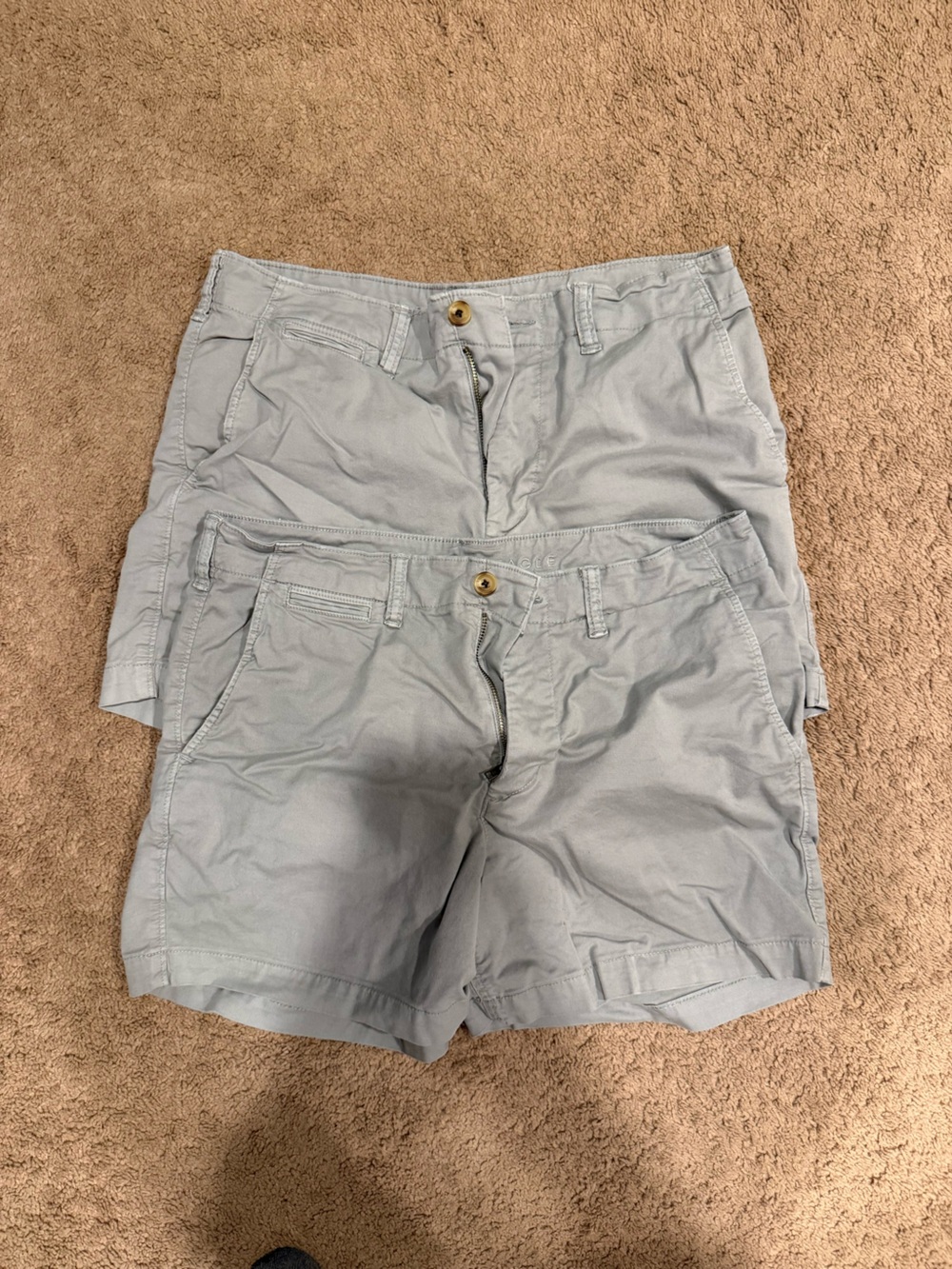 American eagle 5” shorts size 33- one pair